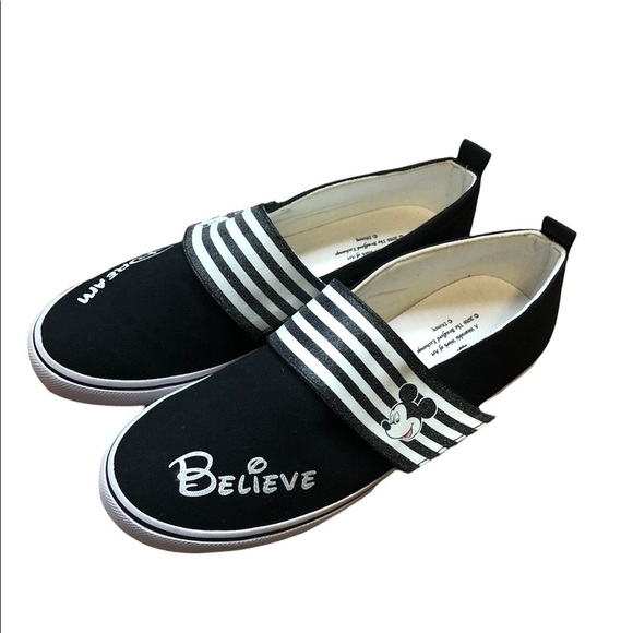 Disney Casual Slip-on Shoes Mickey Mouse - Picture 1 of 16